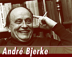Der Autor André Bjerke, besser bekannt unter dem Pseudonym Bernhard Borge