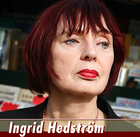 Die Autorin Ingrid Hedström